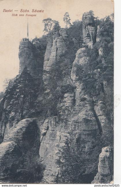 B80090 bastei sachs schweiz   germany front/back image