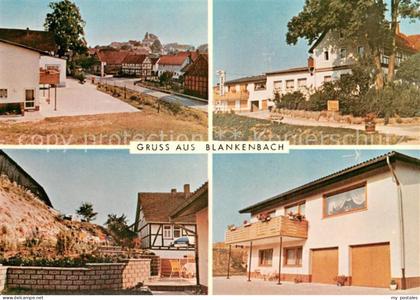Blankenbach Sontra Gasthaus Pension Schuessler Ortsansicht