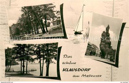Klausdorf Mellensee Uferpartien am See Ortsmotiv