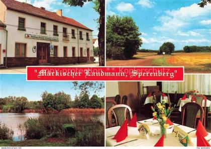 Sperenberg Mellensee Brandenburg Gasthaus-Maerkischer-Landmann Gastraum See Korn