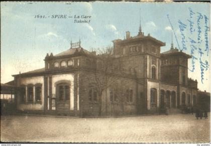Speyer Rhein Speyer Bahnhof o 1925