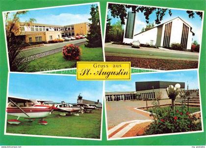 St Augustin Siegburg NRW Schule Kirche Flugplatz Park