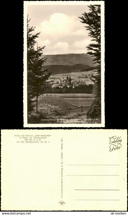 St. Peter (Hochschwarzwald) St. Peter (Hochschwarzwald) Panorama-Ansicht 1960