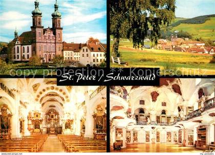 St Peter Schwarzwald Pfarrkirche Innenansichten Erbauer Peter Thumb 18. Jhdt.