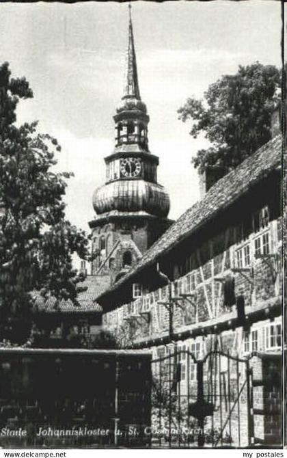 Stade Niederelbe Stade Kloster St. Cosmaekirche ungelaufen ca. 1955