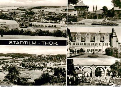 Stadtilm Panorama Teilansicht Platz der Einheit Rathaus Bad