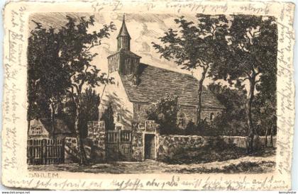 Berlin - Dahlem - Radierung