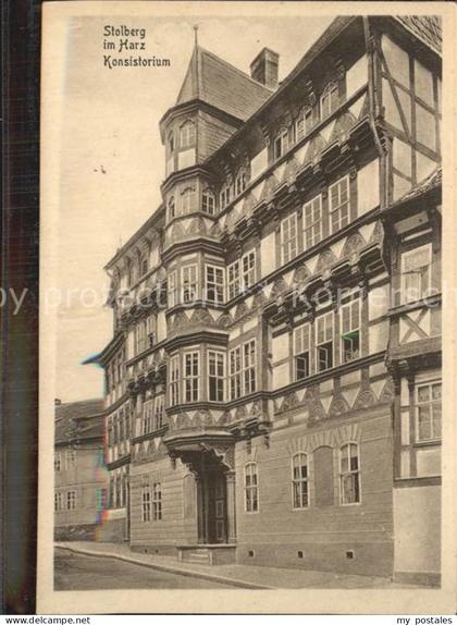 Stolberg Harz Konsistorium
