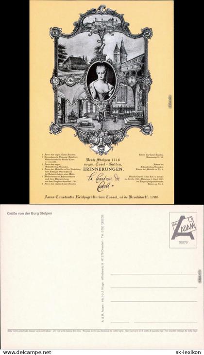 Ansichtskarte Stolpen Burg Stolpen 1995