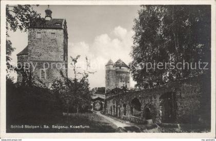 Stolpen Schloss Stolpen Seiger- und Coselturm