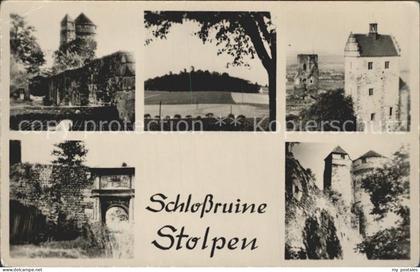 Stolpen Schlossruine Stolpen mit Seiger und Coselturm