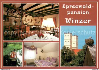 Straupitz Spreewaldpension Winzer Gaststube Bootspartie Zimmer Storchennest