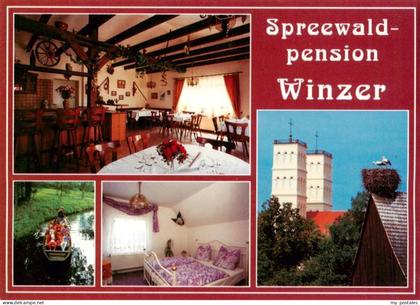 Straupitz Spreewaldpension Winzer Restaurant Fremdenzimmer Kahnfahrt Storchennes