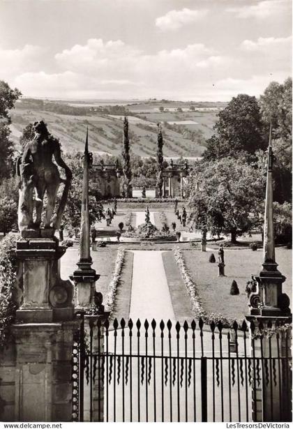 [-10%] ALLEMAGNE - SchloB Weikersheim - Blick vom Rittersaal inden Park - vue générale - Carte Postale Ancienne