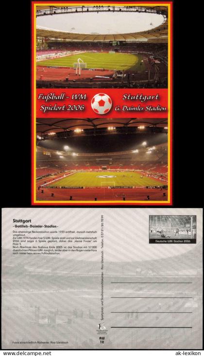 Ansichtskarte Stuttgart Gottlieb Daimler-Stadion Sportanlagen 2005