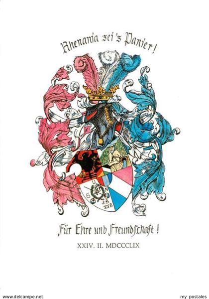 STUTTGART  CITY Wappen der Rhenania Stuttgart