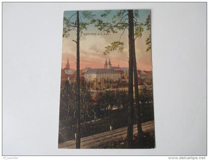 AK Österreich / Sudeten. Kaaden a. d. Eger. Kolorierte Karte. Verlag Alois Uhl's Buchhandlung