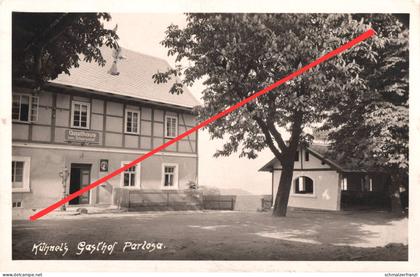 AK Parlosa Brlozec Gasthof Kühnel Dobern Dobrna Güntersdorf Huntirov Ebersdorf Markersdorf Bensen Benesov Tetschen Decin