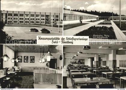 Suhl Thueringer Wald Konsumgaststaette der Schiesssportanlage Suhl-Friedberg