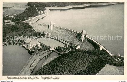 Moehnetalsperre Fliegeraufnahme