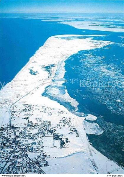 SYLT Insel Schleswig-Holstein Fliegeraufnahme mit Kampen mit Insel Roem und Man