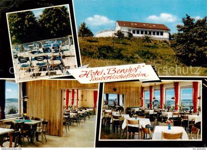 Tauberbischofsheim Hotel Berghof Terrasse Gastraeume