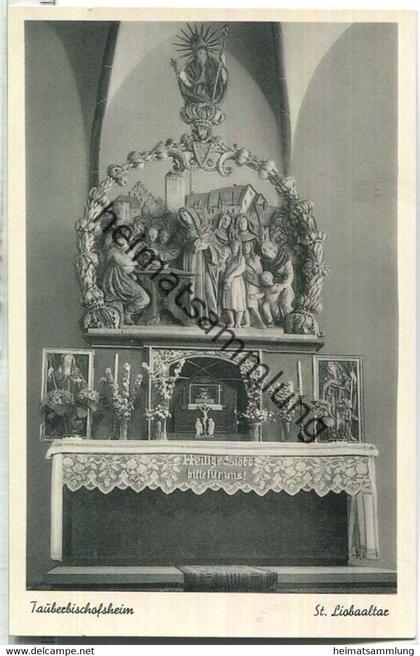 Tauberbischofsheim - St. Liobaaltar - Verlag K. Weinig Inhaber Franz Stein Tauberbischofsheim