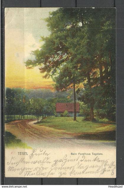 Germany Deutschland o 1903 TEGEL Beim Fortshaus Tegelsee