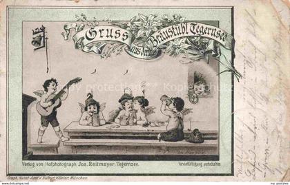 Tegernsee Bayern Braeustuebl Tegernsee Karikatur