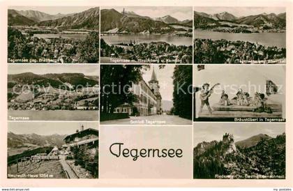 Tegernsee Schloss Tegernsee Braeustueberl Neureuth-Haus