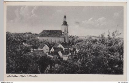 (105259) AK Schkölen, Kirche, 1953