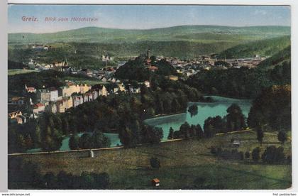 (55945) AK Greiz, Blick vom Hirschstein, 1924