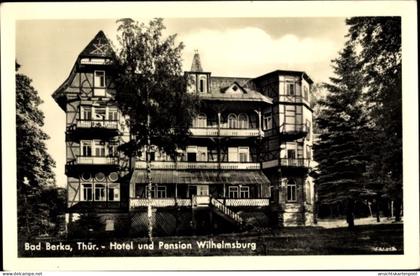 CPA Bad Berka in Thüringen, Hotel und Pension Wilhemsburg