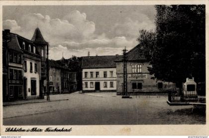 CPA Schkölen in Thüringen, Taubenherd, Gasthof zum Ratskeller