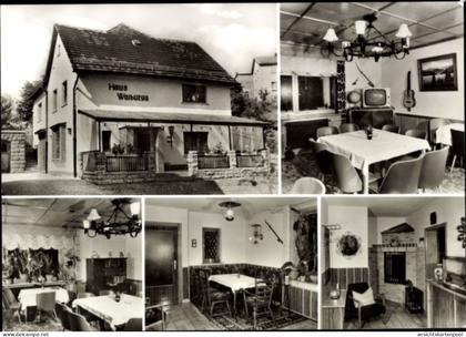 CPA Schweina Bad Liebenstein im Thüringer Wald, Haus Walburga, Fotos von Innenräumen, Gästezimmer,