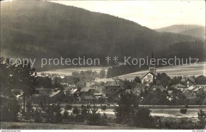 Gehren Thueringen Ortsansicht mit Kirche