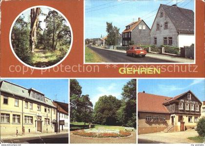 Gehren Thueringen Restaurant Goldener Hirsch Stadtpark