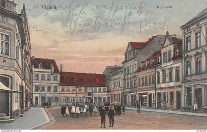 Gößnitz Kinder auf Neumarkt AK 1913