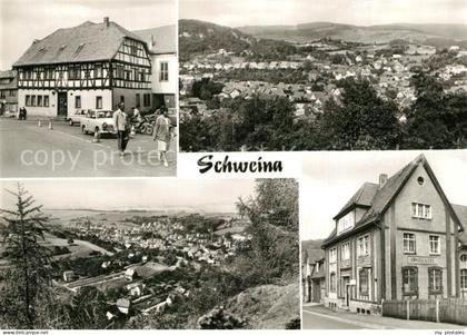 Schweina Bad Liebenstein Fachwerkhaus Sparkasse Panorama
