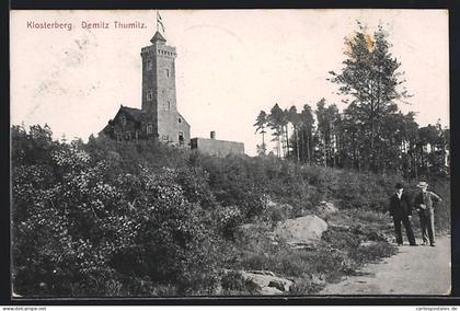 AK Demitz Thumitz, Klosterberg mit Turm