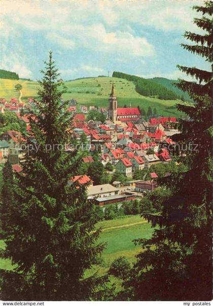 Neustadt  Schwarzwald Titisee-Neustadt Ansicht mit Kirche