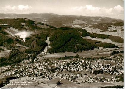 Neustadt  Schwarzwald Titisee-Neustadt Fliegeraufnahme mit Hochfirst und Feldber