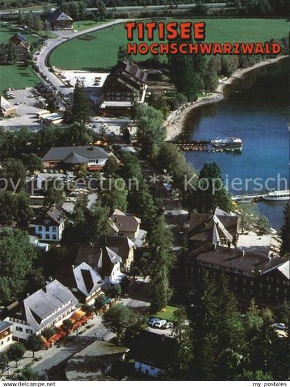 Titisee-Neustadt Fliegeraufnahme mit Seepartie