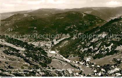 Todtnau Schwarzwald BW Fliegeraufnahme
