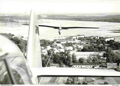 Schoenhagen Luckenwalde Trebbin Brandenburg Fliegeraufnahme Segelflugzeug im Sch