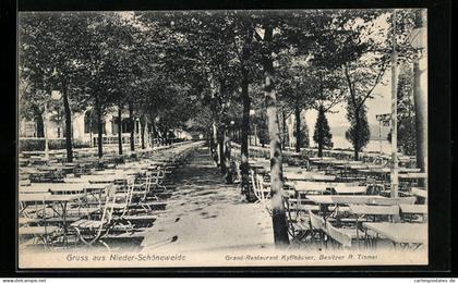 AK Berlin-Niederschöneweide, Nieder-Schöneweide, Grand-Restaurant Kyffhäuser