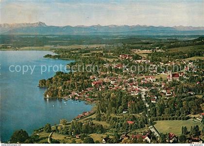 Tutzing Fliegeraufnahme Zugspitze