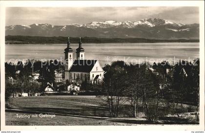 Tutzing mit Gebirge