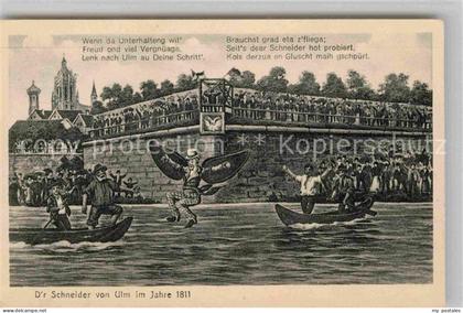 Ulm Donau Der Schneider von Ulm im Jahre 1811