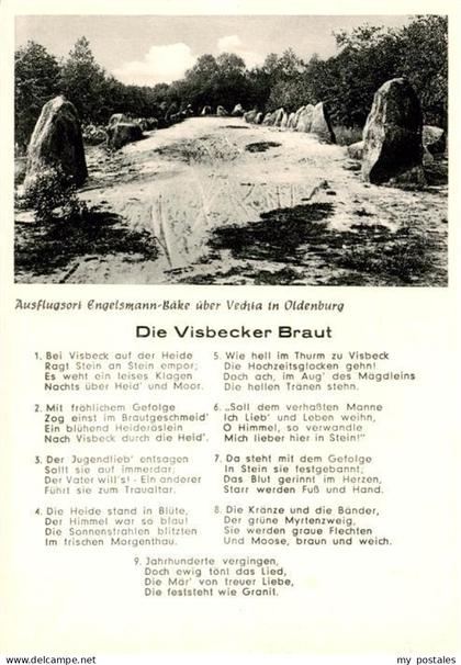 Vechta Ausflugsort Engelsmann Baeke Die Visbecker Braut Sage Steingraeber